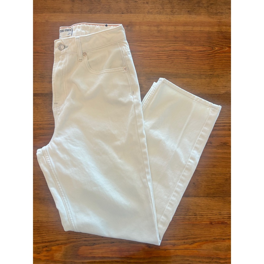 We the Free People Ivory Denim Jeans 29 8